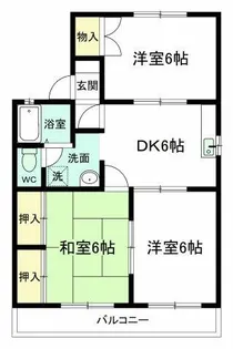 ドミール小木【201号室】の間取り