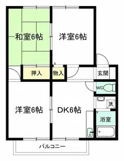 メゾンドール小木【202号室】の間取り