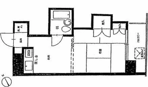 琴似パレスハイツ【5階】の間取り