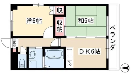 アーバンCoh【301号室】の間取り