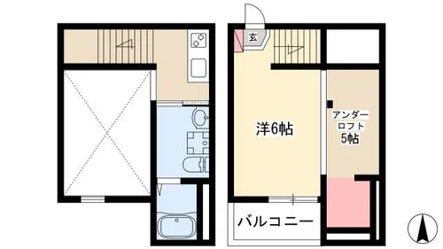 project円明【105号室】の間取り