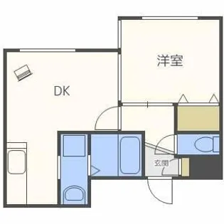 フェリーチェ27【2階】の間取り
