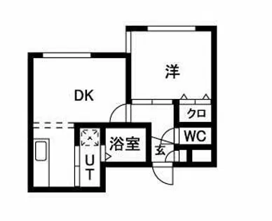 フェリーチェ27【2階】の間取り