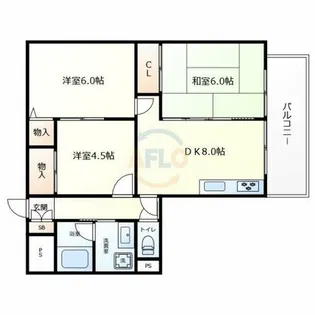 クラールプラッツ【5階】の間取り