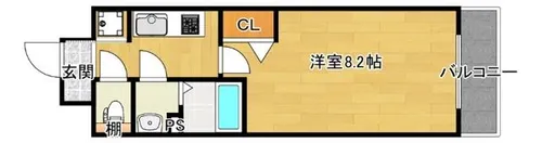サムティ上新庄レジデンス【9階】の間取り