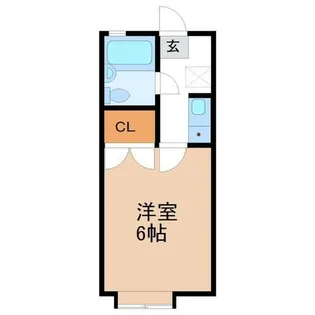 松野ハイツⅡ【2階】の間取り