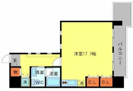 アーデン江戸堀【2階】の間取り
