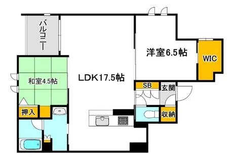 メゾンオリーブⅢ【2階】の間取り