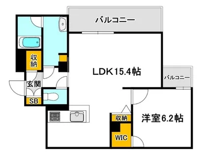 メゾンオリーブⅢ【2階】の間取り