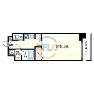 Ritz SQUARE Land Qbe【6階】の間取り