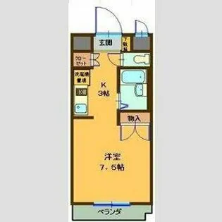 ドエルマルモ101【2F号室】の間取り