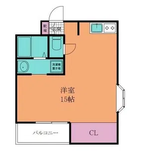 エルザビル馬借47【2階】の間取り