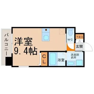 プレサンス鶴舞駅前ブリリアント【11階】の間取り