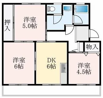 大阪府河内長野市木戸1丁目【マンション】の間取り