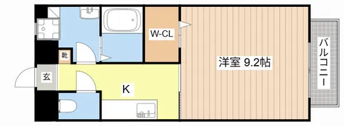 シェロウェンTOS【108号室】の間取り