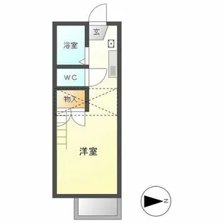 NF GRAN 日新【103号室】の間取り