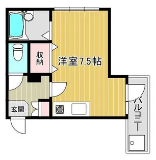 高槻クリスタルビル【403号室】の間取り