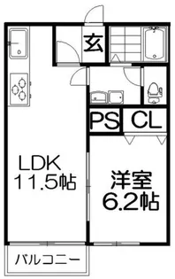 フォルテシモ【2階】の間取り