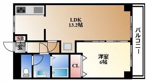 エスペランサ・みずの【4階】の間取り