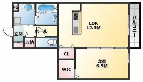 サンハイツ俊徳【2階】の間取り