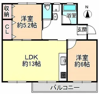 金剛第三住宅 214棟【4階】の間取り