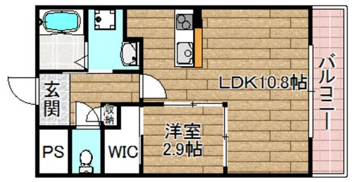 Granche Lierre(グランシェリーエ)【3階】の間取り