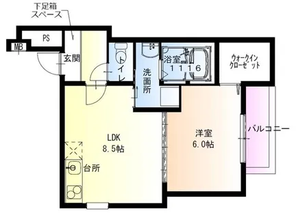 フジパレス門真本町Ⅴ番館【3階】の間取り