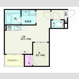 Jack daikoⅠ【203号室】の間取り