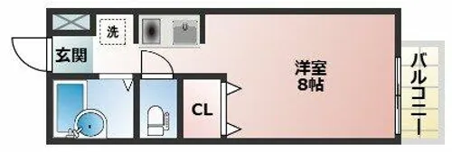 セジュール宝泉【2階】の間取り
