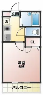 グラシア高丸【1階】の間取り