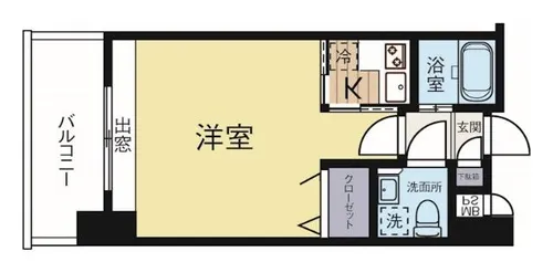 福岡県福岡市中央区警固2丁目【マンション】の間取り