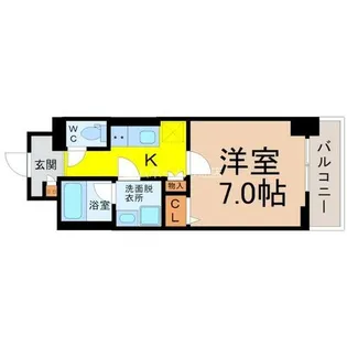 アクアコート大曽根【6階】の間取り