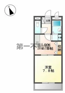 シャイン ハート【1階】の間取り
