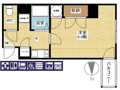 ユニテック十三【1階】の間取り