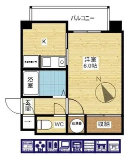 ユニテック十三【6階】の間取り