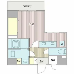 アビタシオン今池マルシェ【7階】の間取り