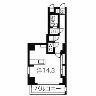 スタジオスクエア大須【10階】の間取り