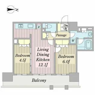 ナゴヤセンタータワー【3階】の間取り