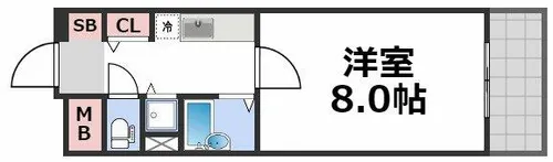 フィレンツェ【4階】の間取り
