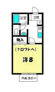 エストヴィラージュⅡ【202号室】の間取り