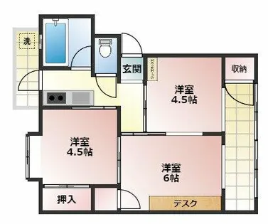 舞子片山住宅5号棟【1階】の間取り