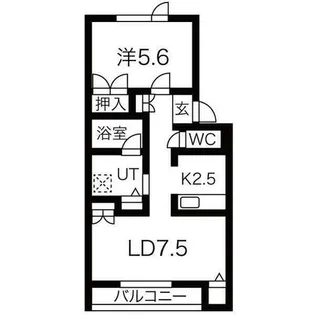ステータス11 PART II【202号室】の間取り