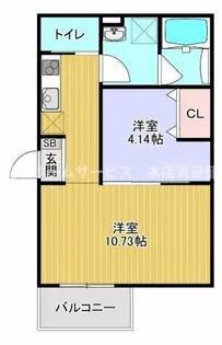 Pomero(ポメロ)【2階】の間取り