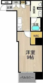 ディオレクレスト東心斎橋【3階】の間取り