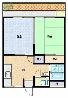 コーポ中村【103号室】の間取り