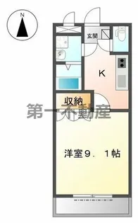 ゆいまーる【103号室】の間取り