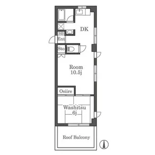 プリミエール長尾【303号室】の間取り