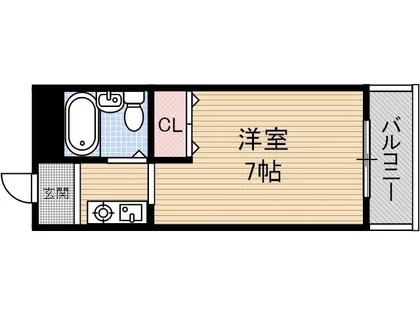海栄ハイツ【2階】の間取り