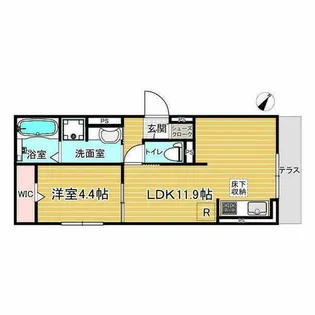 セラフィーナ.【101号室】の間取り
