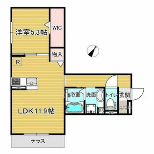 セラフィーナ.【302号室】の間取り